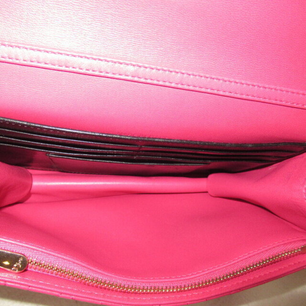 Dior chain wallet Shoulder Bag lambskin pink - Picture 5 of 10